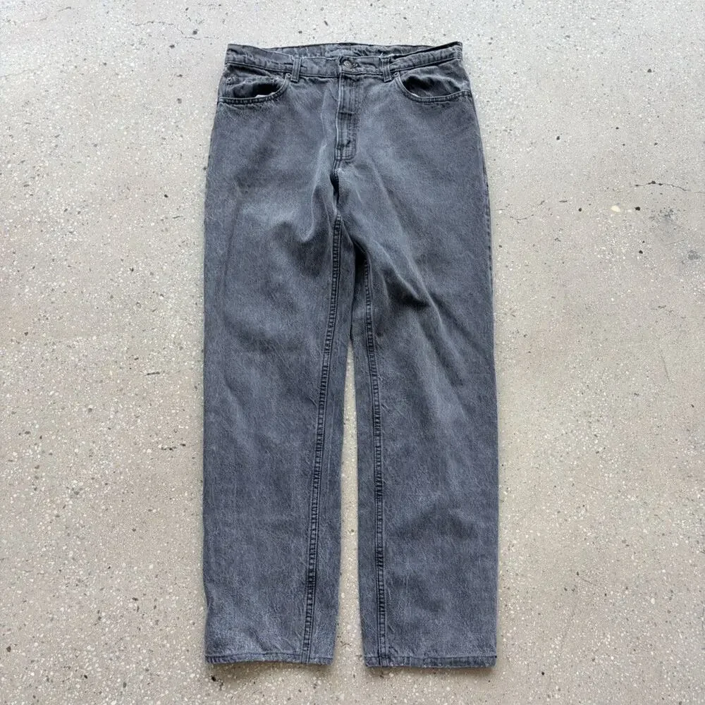 Vintage 90s Levi's 505xx Black Regular Fit Jeans 34x32